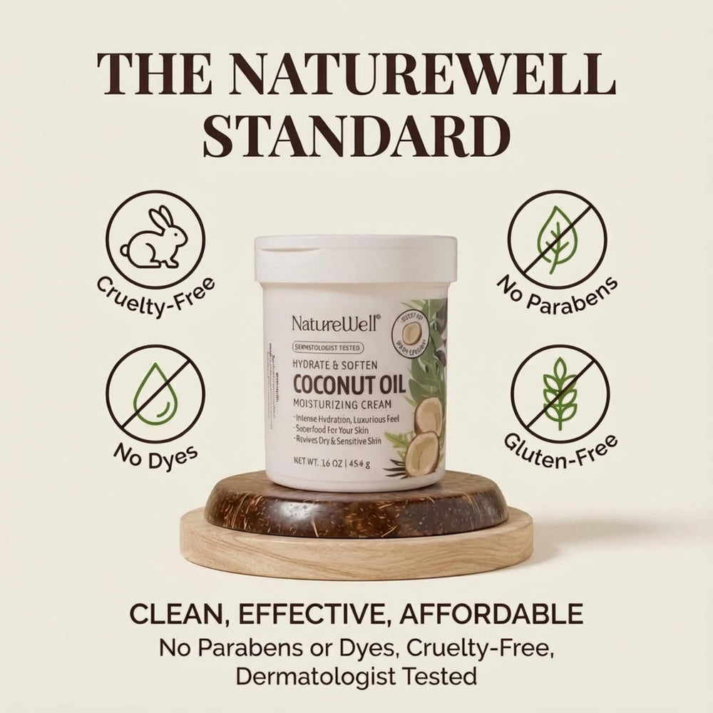 Nature Well absorción rápida, crema no grasa en textura sedosa