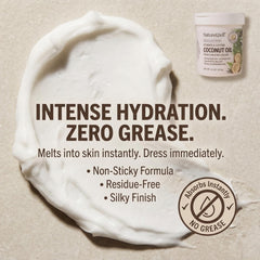 Nature Well crema de coco para rostro, hidratación suave y eficaz
