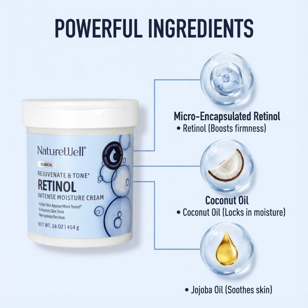 Nature Well crema de textura ligera que se absorbe sin grasa.