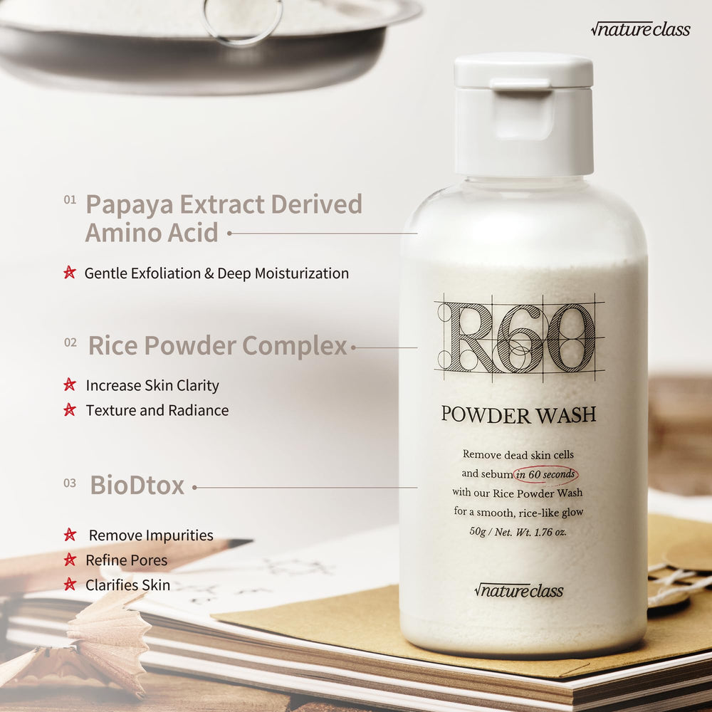 NATURECLASS R60 complejo de arroz exfoliante para tono uniforme
