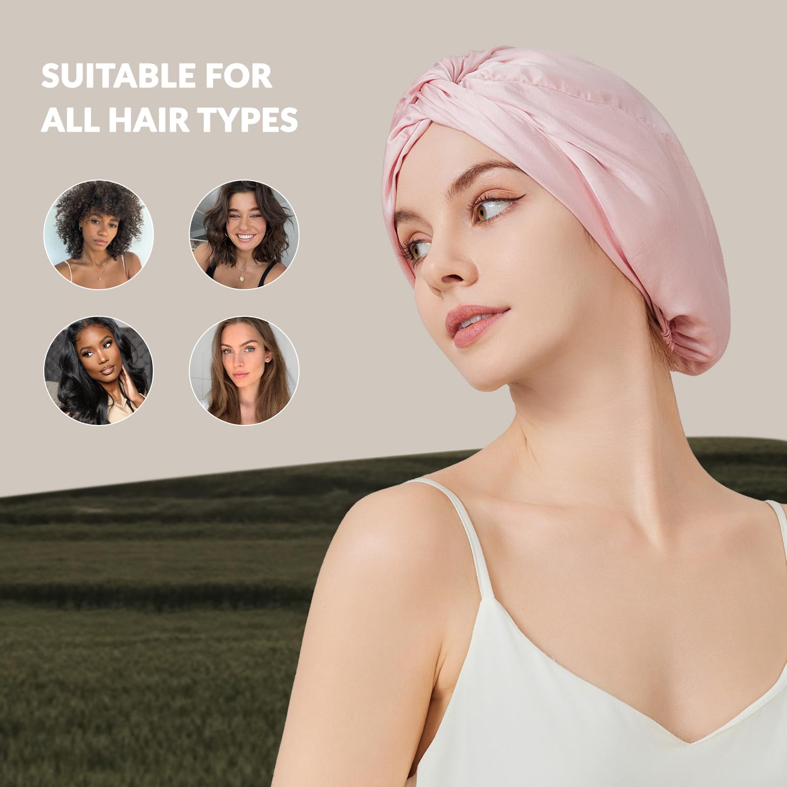 Ideal para proteger el cabello evitando fricción y enredos nocturnos