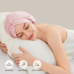 Bonete NatureKess con banda elástica para mantener el cabello toda la noche