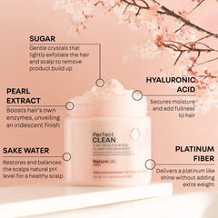 Cabello suave y brillante tras uso del producto 2 en 1 de NatureLab.TOKYO.