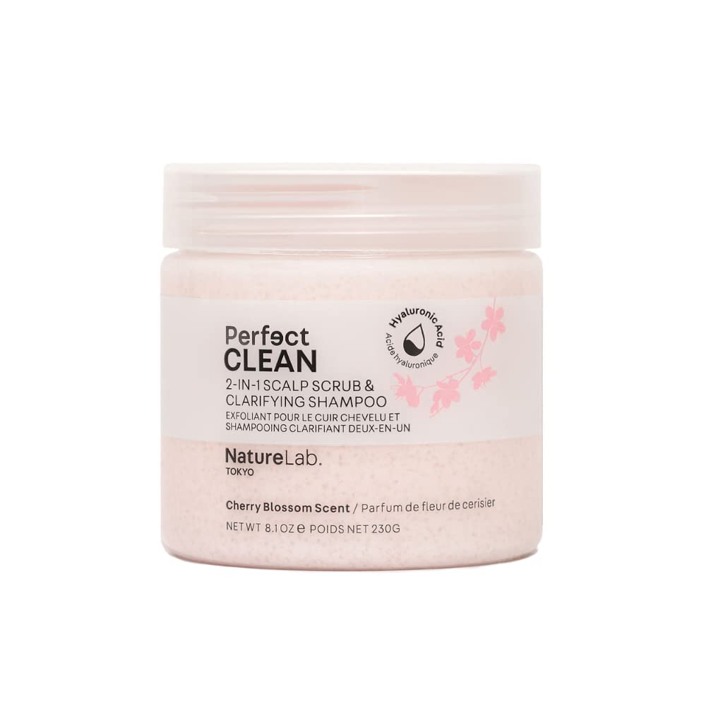 NatureLab.TOKYO exfoliante para cuero cabelludo Sakura, purifica y limpia.