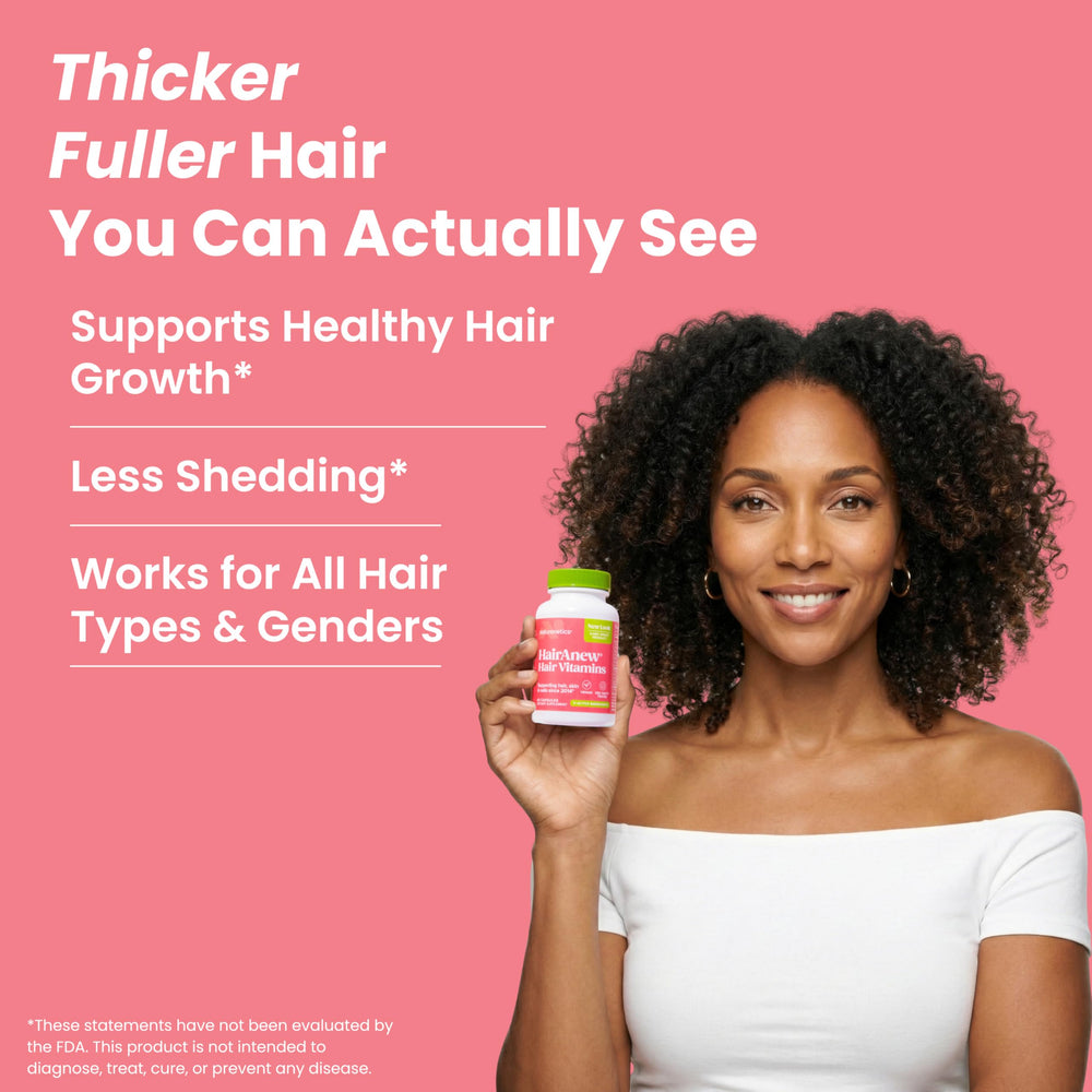 Naturenetics HairAnew capsules close-up for easy, gentle daily intake