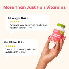 Naturenetics HairAnew vegan clean label badge on packaging