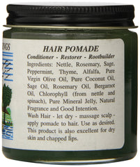 Nature's Blessings Hair Pomade texture swirl demonstrates easy, even distribution.