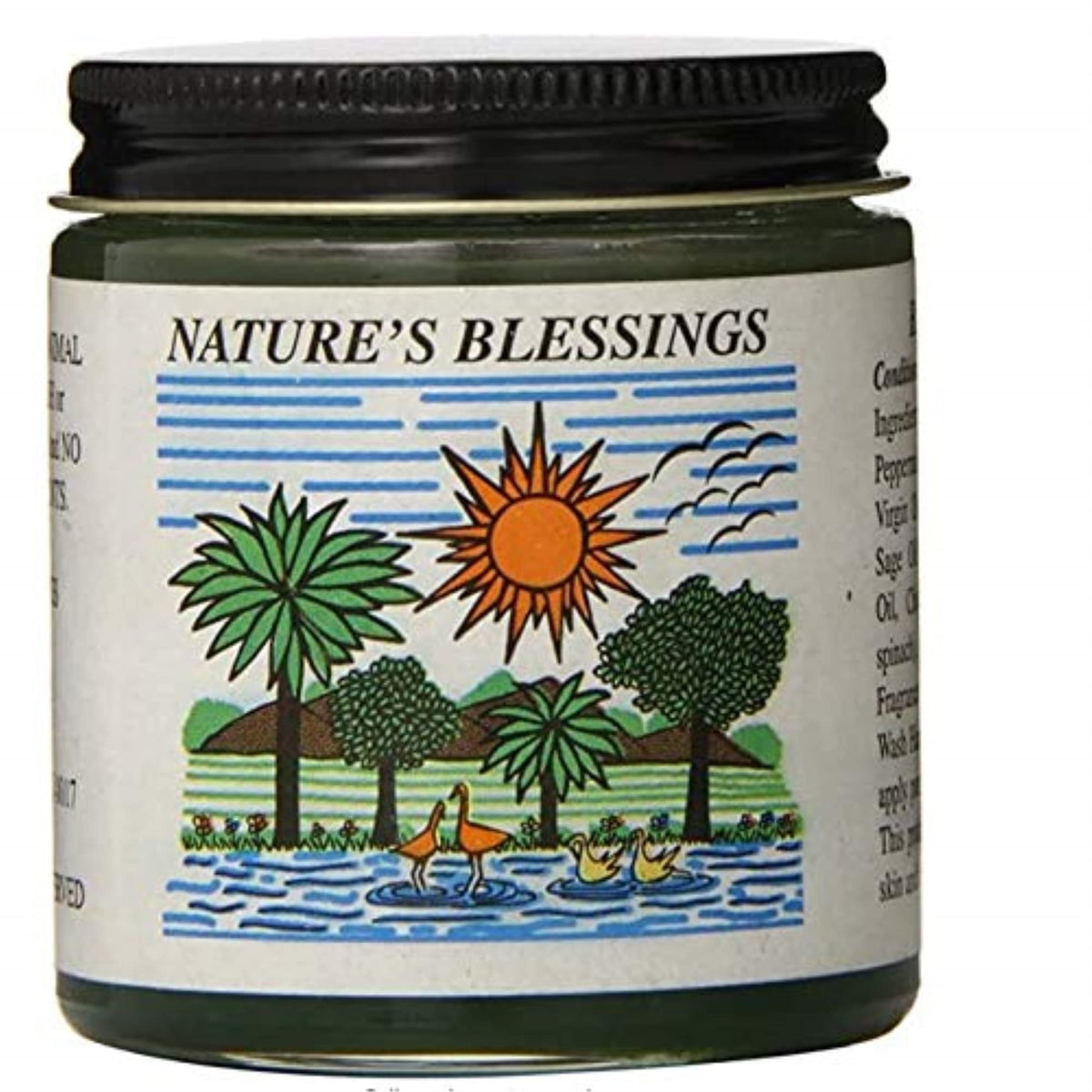 Nature's Blessings pomada para cabello, dúo, define peinado con aroma natural.