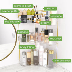Nature's Source decorative perfume display highlights scents while tidying surfaces