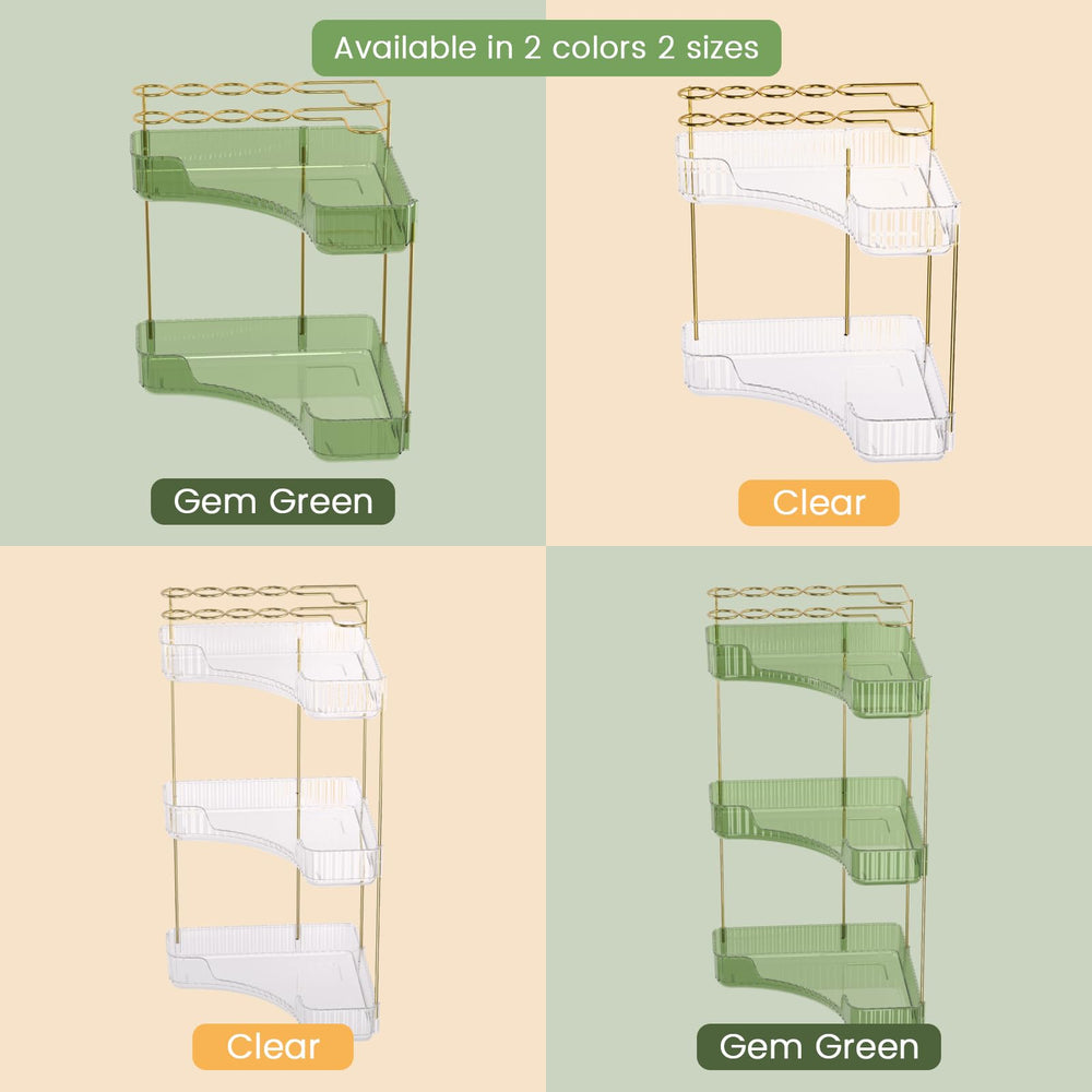Nature's Source dresser or kitchen organizer fits tall items like shampoo and lotions