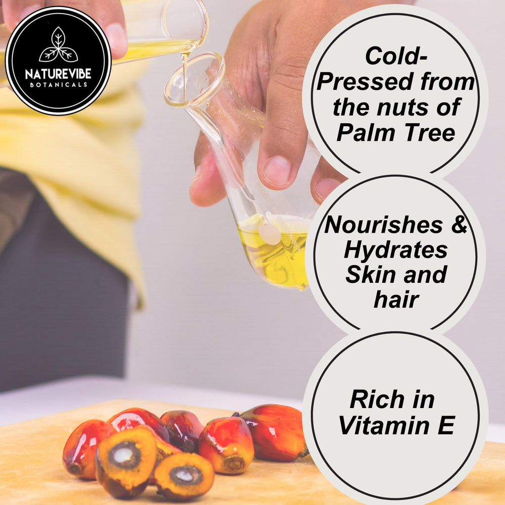 Naturevibe Botanicals Aceite de Batana, hidratación suave para piel y rostro.
