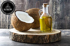 Naturevibe Botanicals Aceite de Coco Fraccionado vertido listo para uso diario en cabello