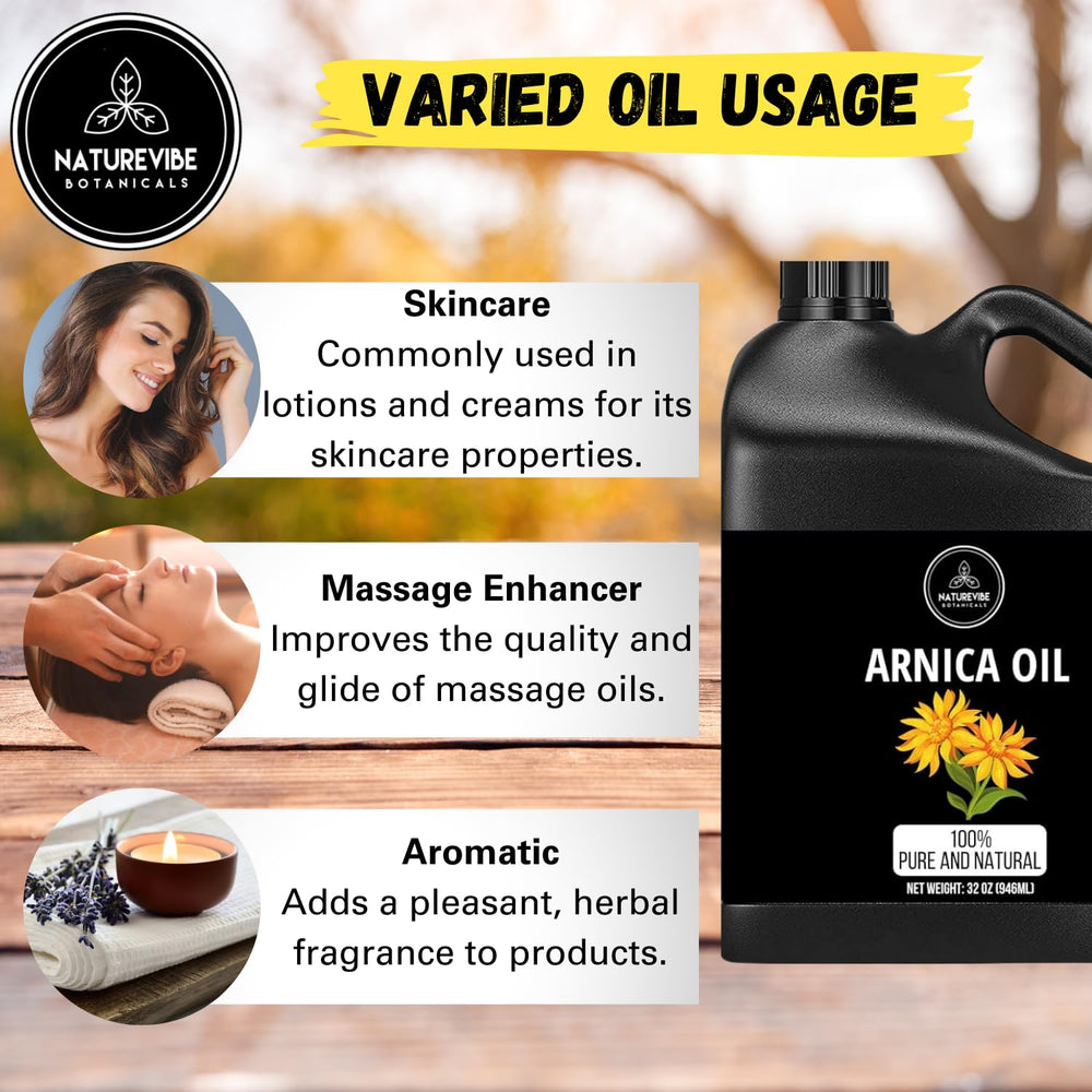 Hair care routine featuring Naturevibe Arnica Oil for scalp and ends.