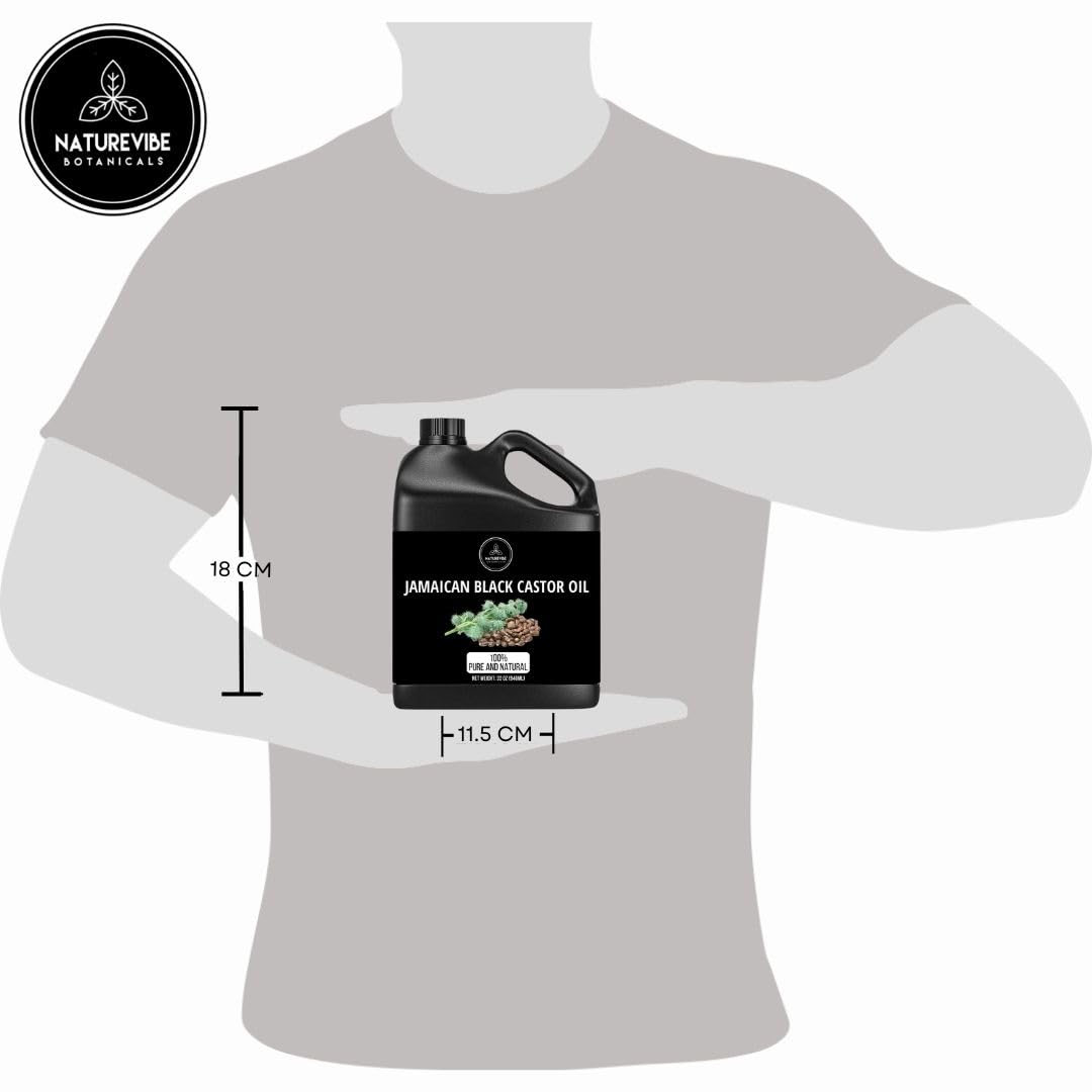Naturevibe Botanicals hair oil applied to scalp for healthier-looking hair.
