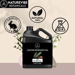 Closeup of Naturevibe Botanicals bottle showing purity and resealable cap.