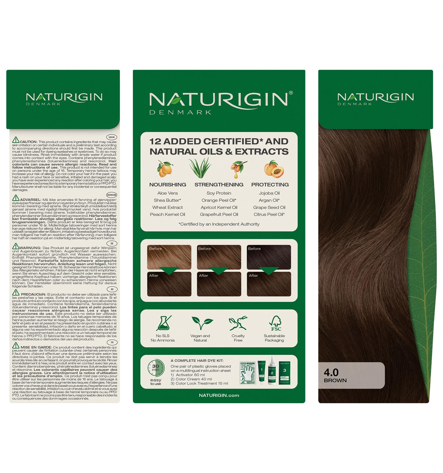 Naturigin packaging highlights cruelty-free and plant-based care