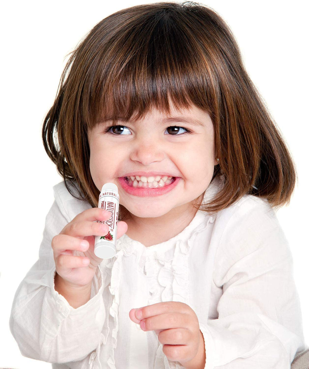 Naturistick green tea lip balm cools and hydrates lips