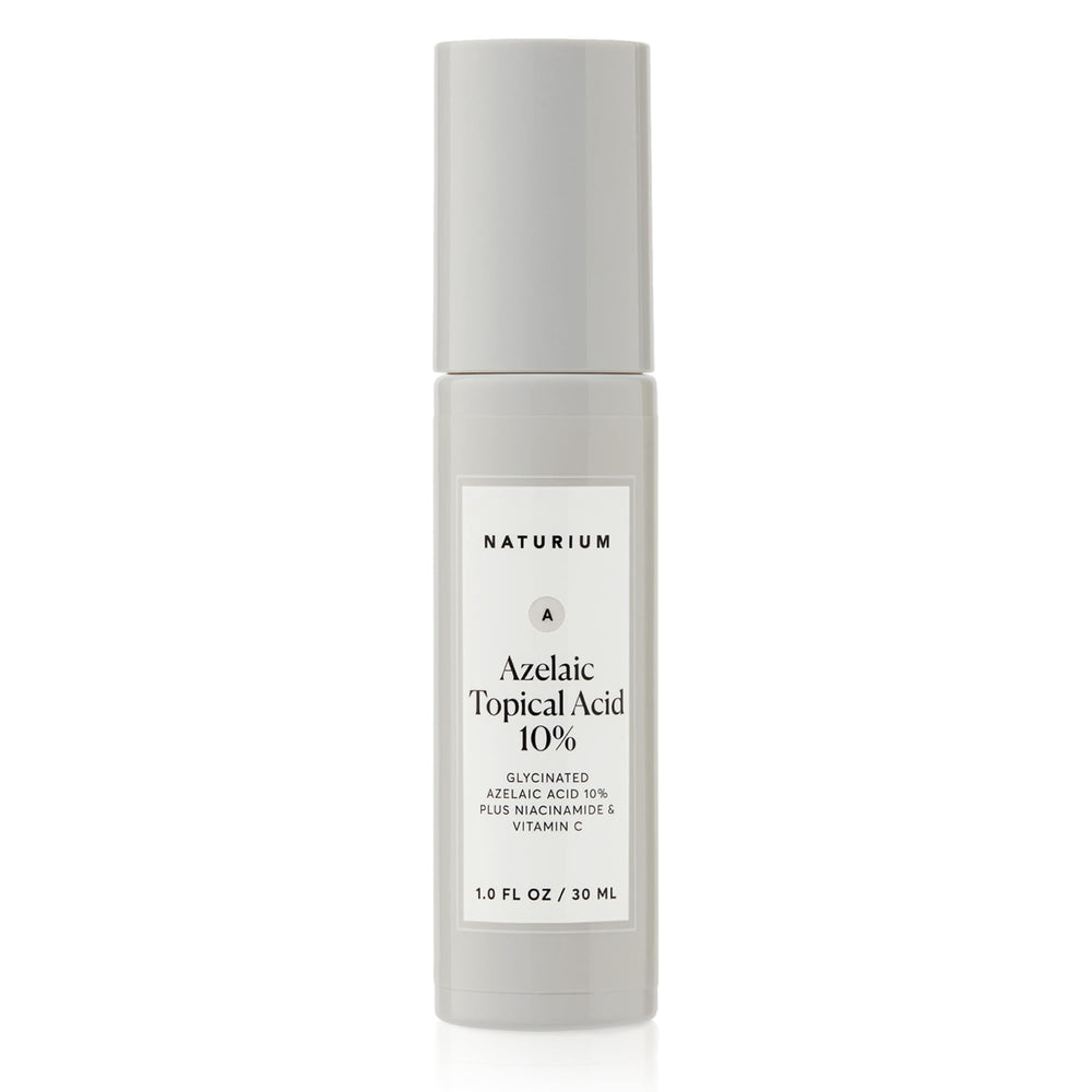 Naturium Azelaic Topical Acid 10% bottle for easy daily facial application and even tone