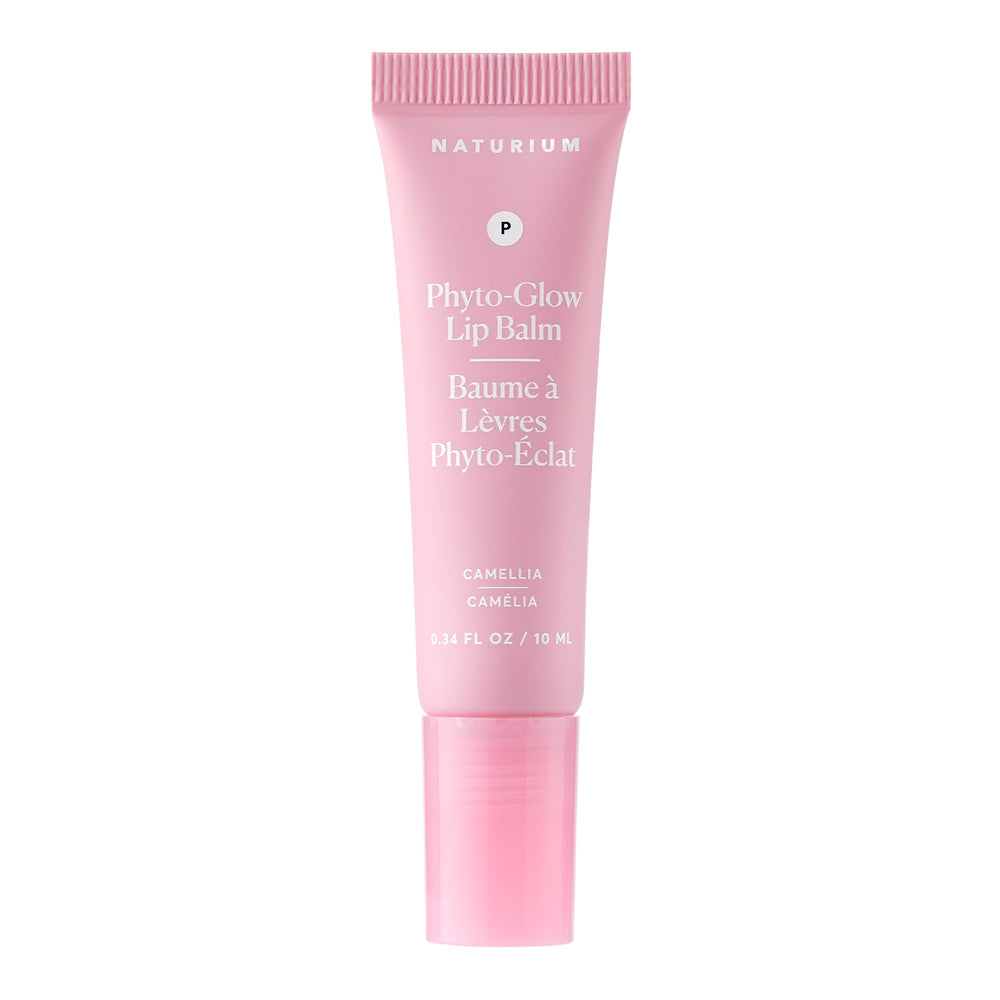 Naturium bálsamo labial fito-brillo, labios suaves y nutridos con brillo natural