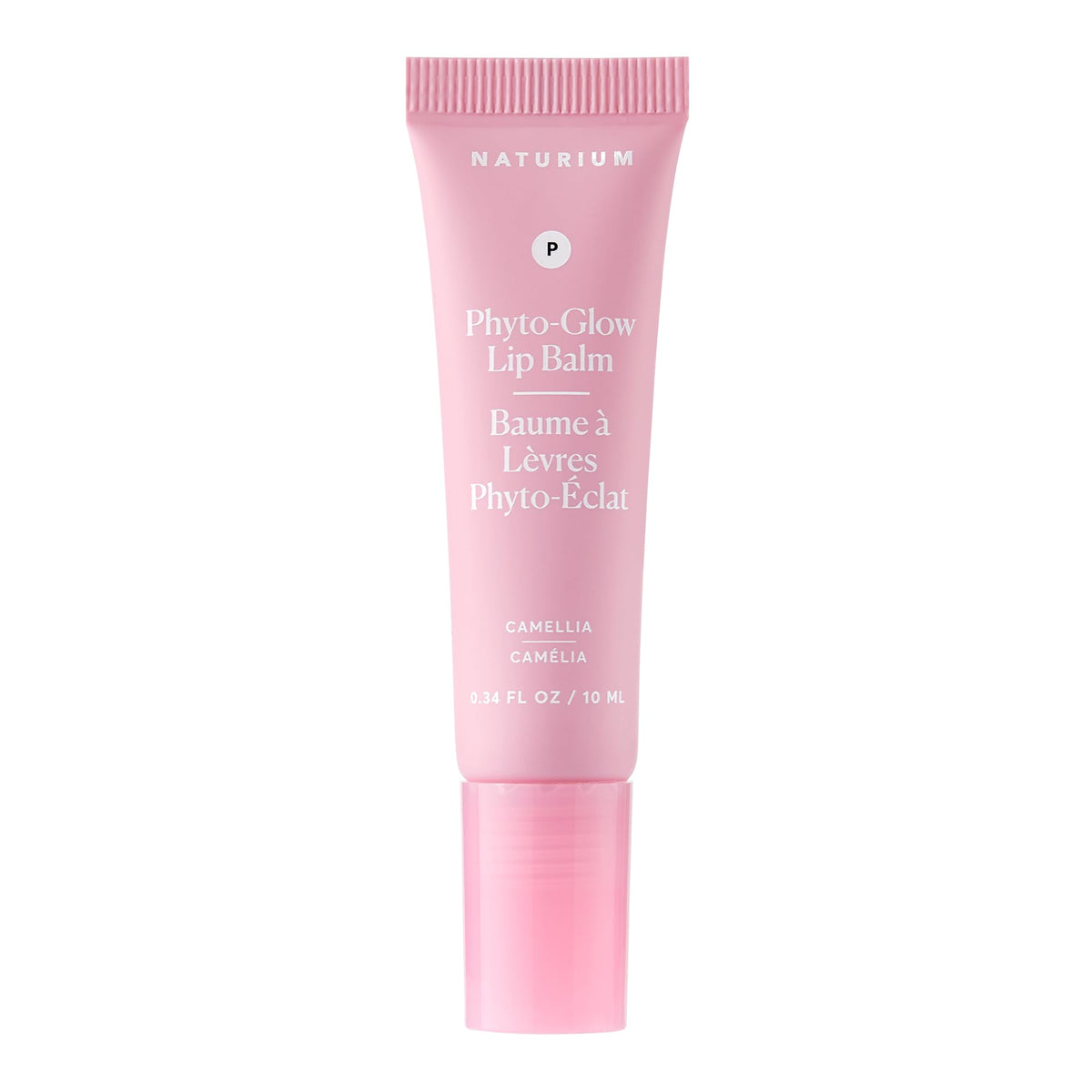 Naturium bálsamo labial fito-brillo, labios suaves y nutridos con brillo natural