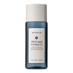 Naturium BHA Liquid Exfoliant bottle, clean packaging ideal for everyday pore care.