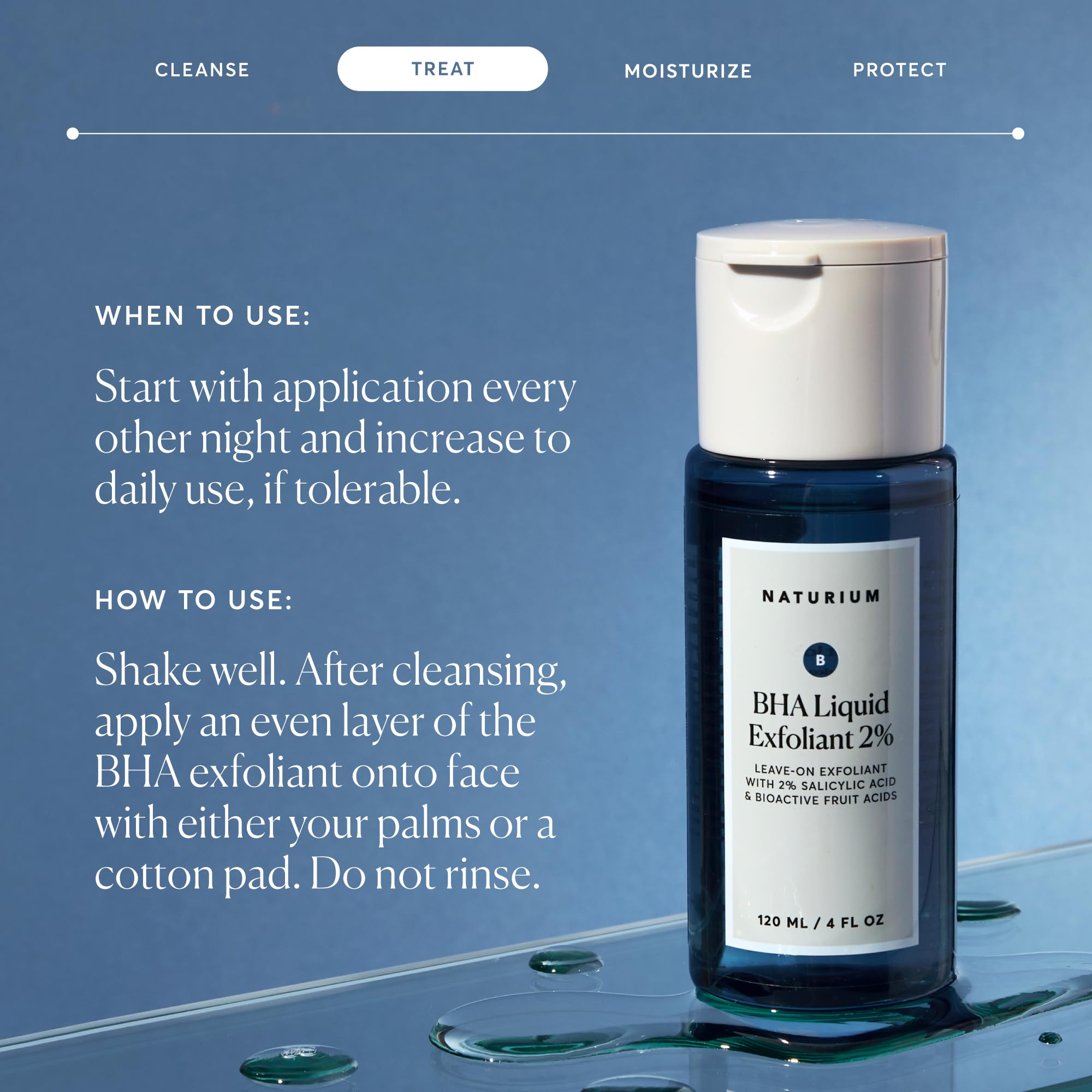 Naturium BHA Liquid Exfoliant compact-packaging hints at travel-friendly routine.