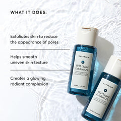 Naturium BHA Liquid Exfoliant facial-application demonstrates leave-on care for nights.