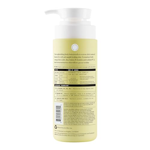 Naturium Bio-Lipid Loción Restauradora, textura sedosa para piel suave.