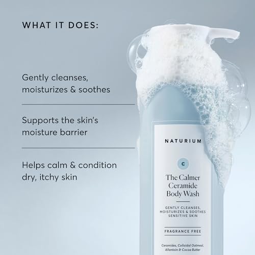 Naturium gel con avena coloidal, calma irritacion diaria.