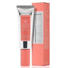 Naturium Dew-Glow Moisturizer SPF50 bottle showing dewy protection for daily radiance