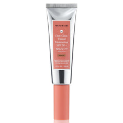 Naturium Dew-Glow tinted moisturizer bottle with SPF 50+ for a dewy finish