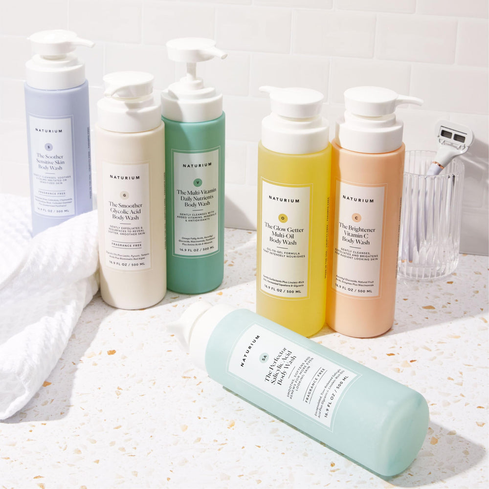 Naturium El Perfector: símbolo vegano y libre de crueldad para piel sensible.