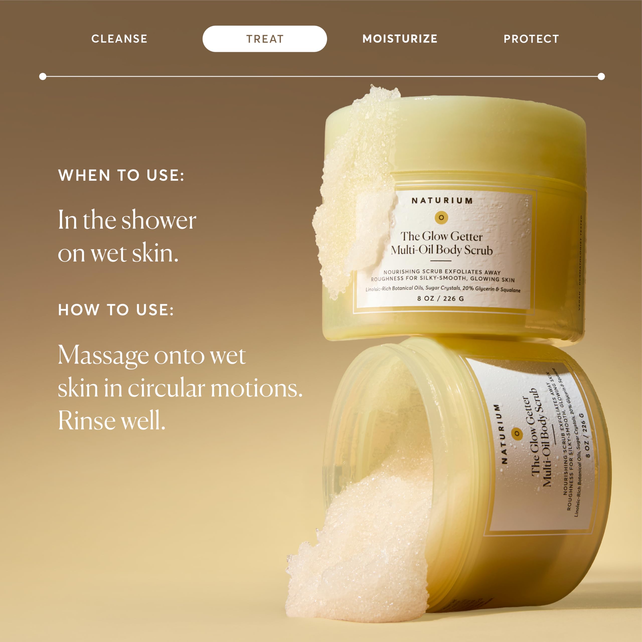 Naturium Glow Getter squalane aporta brillo y suavidad duradera.