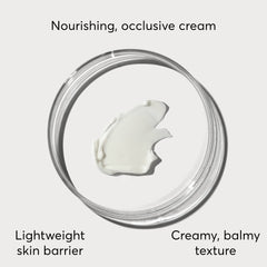 Naturium Intense Overnight Cream dab application demonstrates smooth, even layer on the face