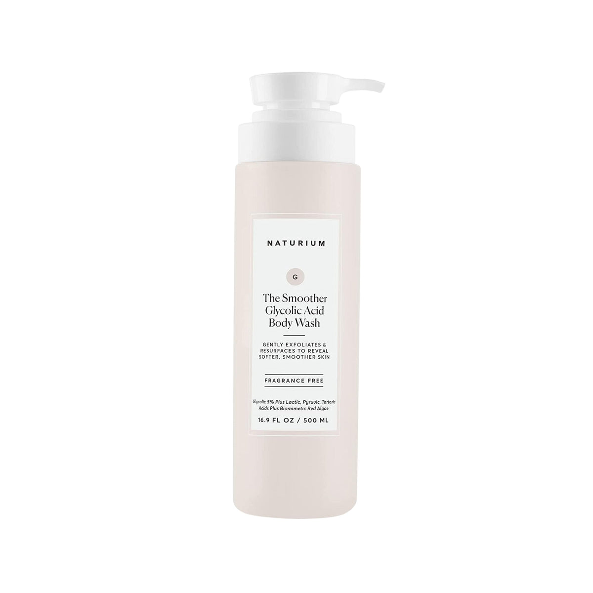 Naturium limpiador corporal exfoliante con botella-vertido, deja piel suave al ducharte
