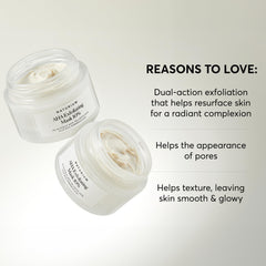 Naturium Mascarilla Exfoliante AHA-10, poros minimizados para piel más limpia.