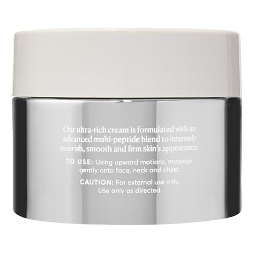 Naturium Multi-Peptide Rich Cream texture close-up reveals rich hydration.