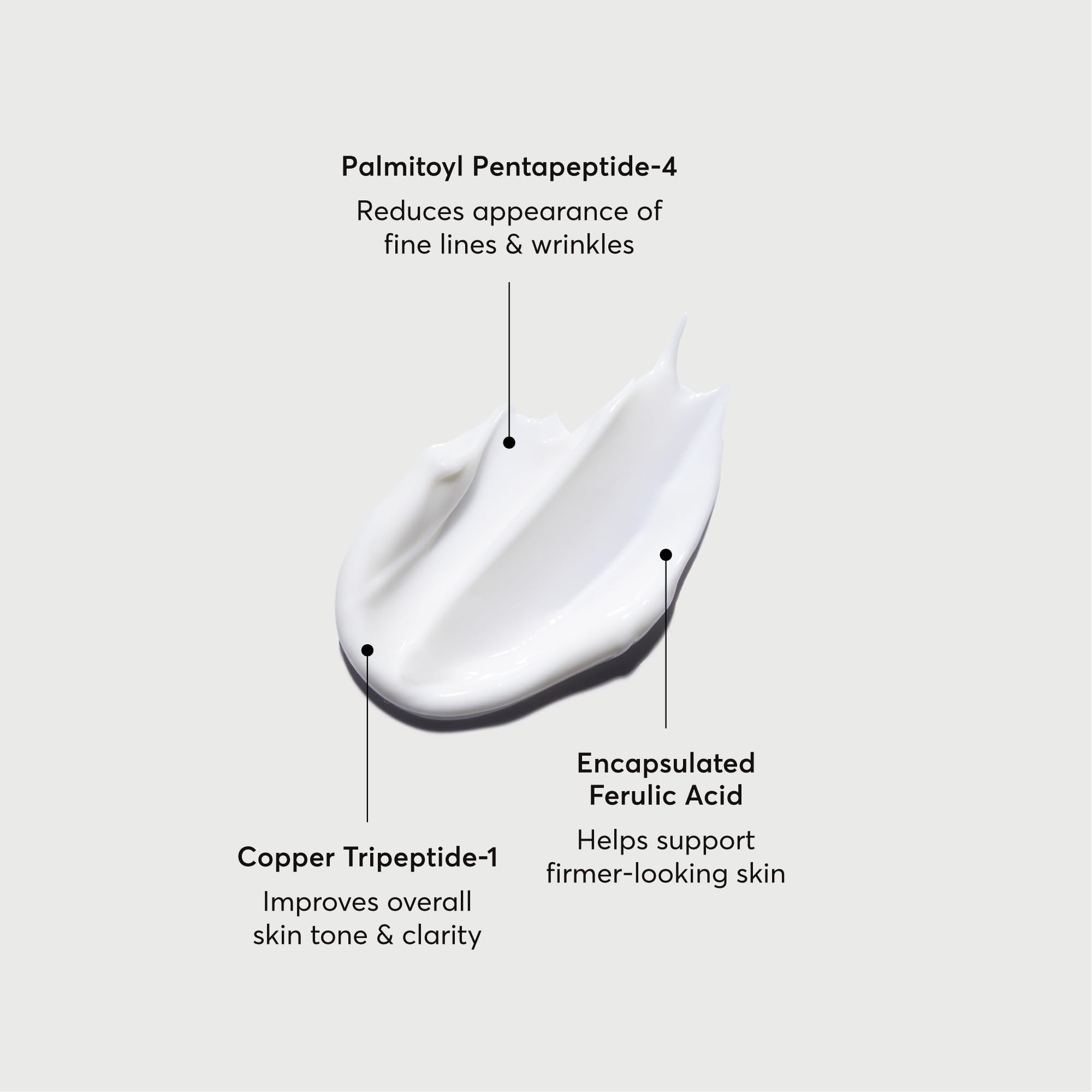 Naturium cream on hand demonstrates cushiony, quick-absorbing hydration.