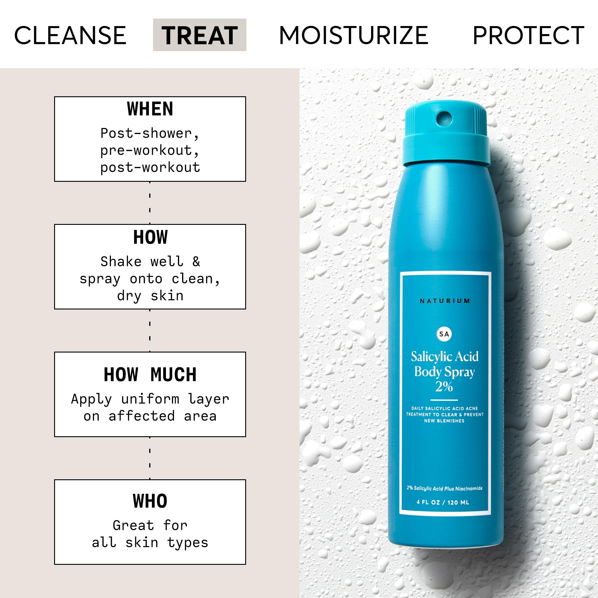 Naturium niacinamida e ingredientes clave para claridad de la piel