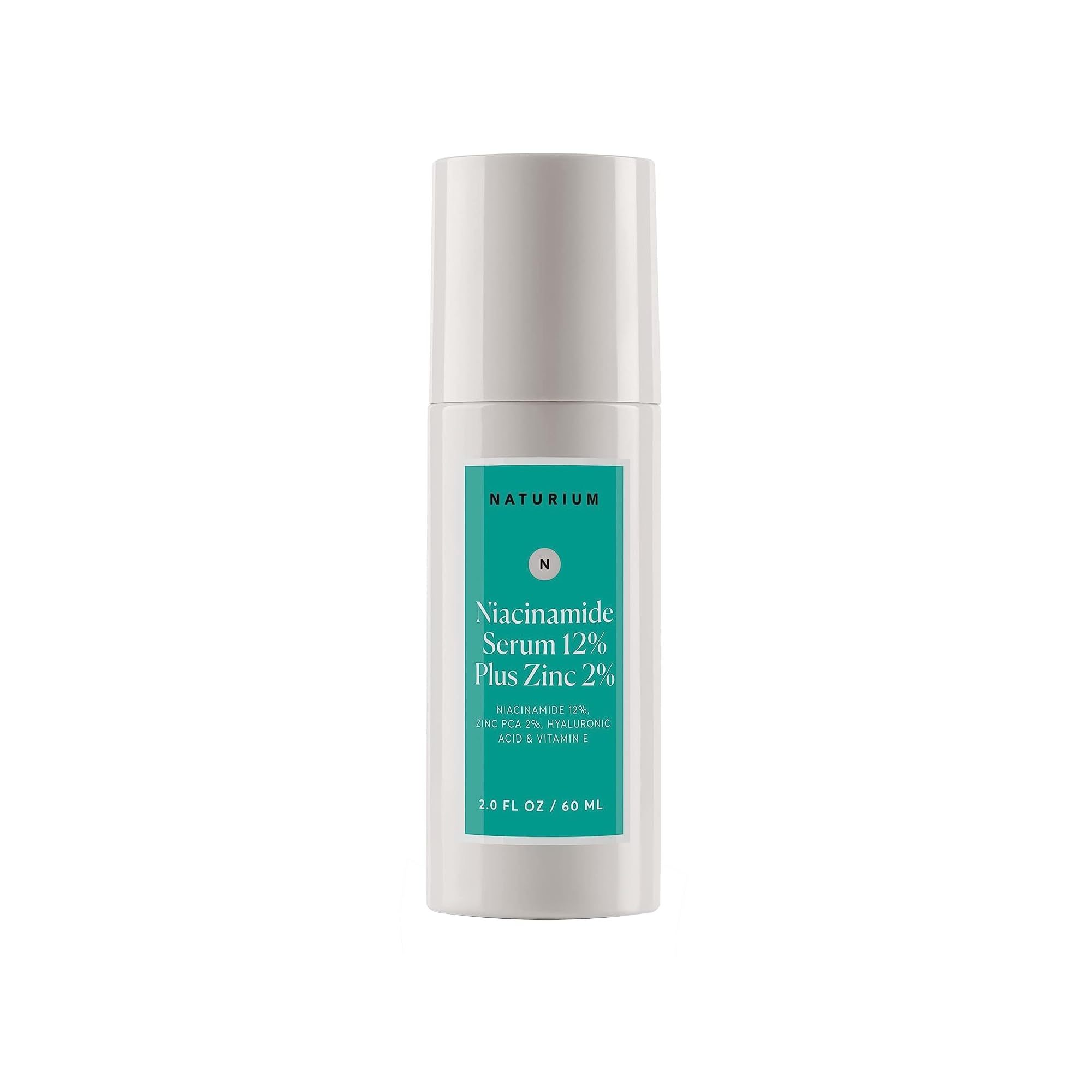 Naturium niacinamide 12% zinc 2% serum bottle for daily pore refinement