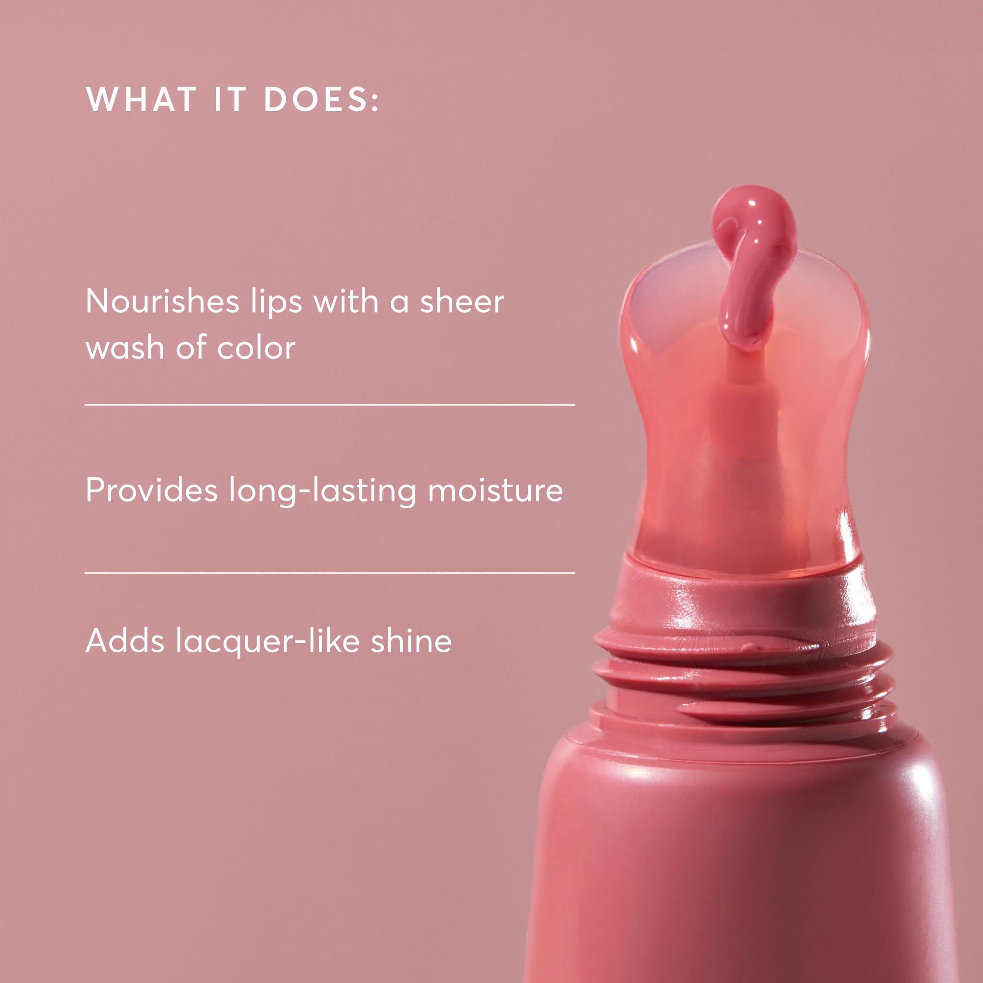 Naturium Phyto-Glow Bálsamo Labial brillo lacado para labios radiantes y de larga duración.