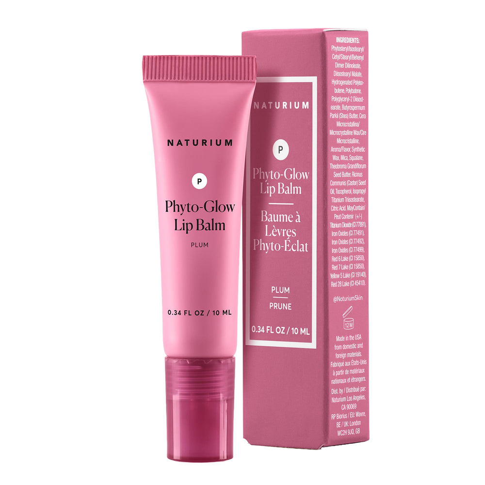 Naturium Phyto-Glow Bálsamo Labial dermatologicamente probado para piel sensible.