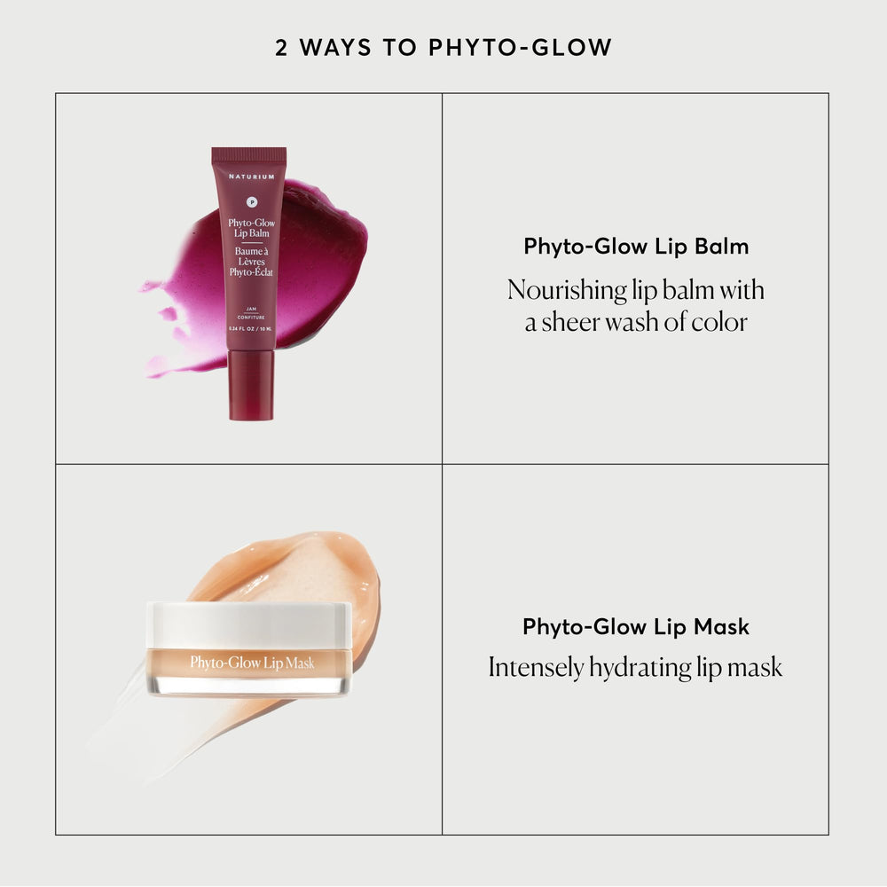 Naturium Phyto-Glow Lip Balm uso nocturno para hidratación extra.
