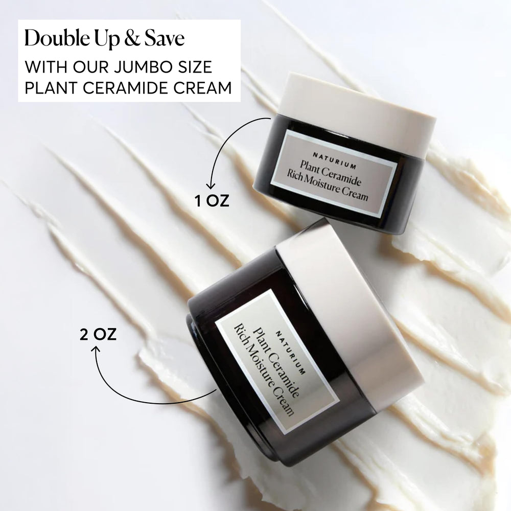 Naturium Plant Ceramide Rich Moisture Cream ingredients list emphasizing plant-derived ceramides.
