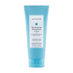 Naturium Retinol Body Lotion bottle shown for daily firming care.