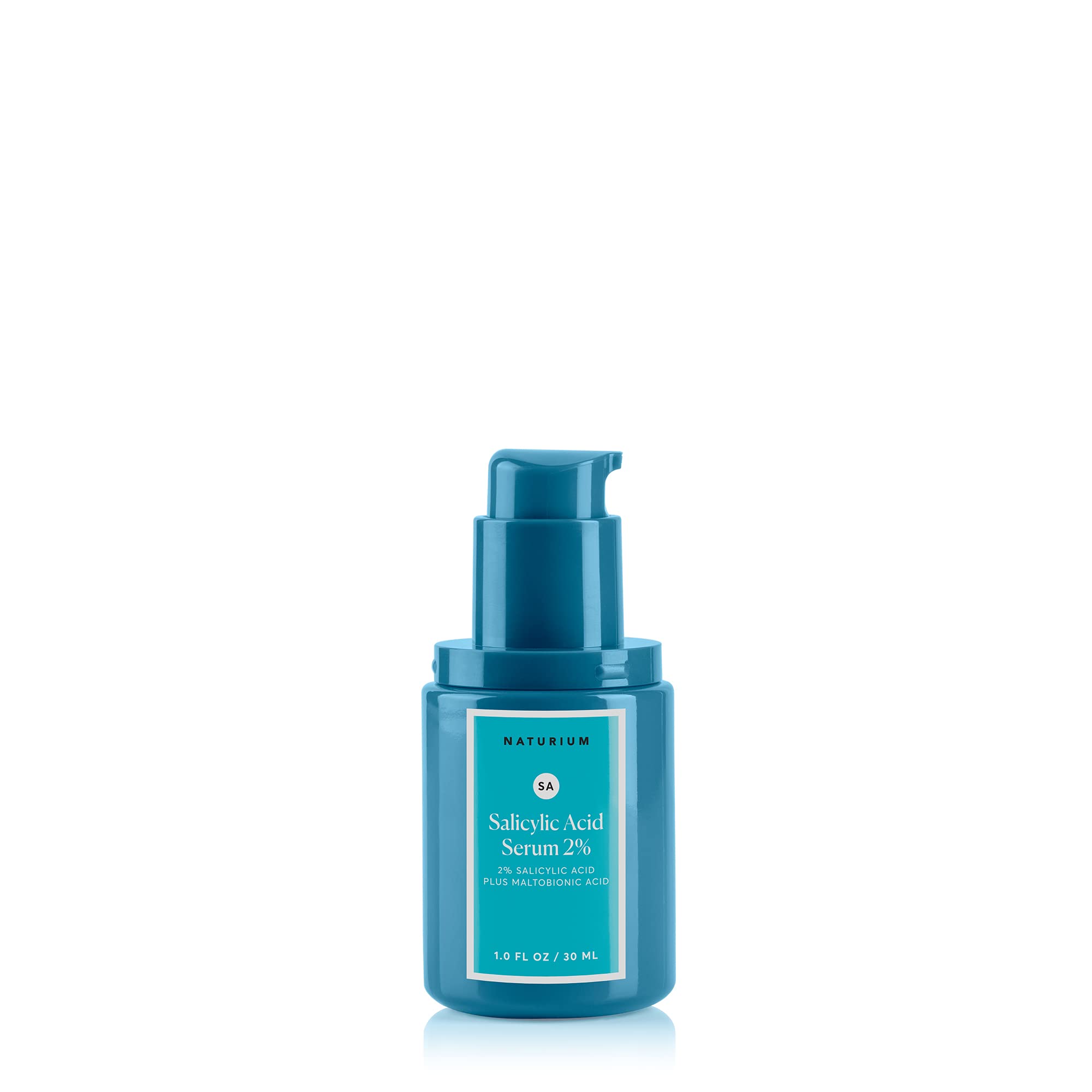 Naturium Sérum con ácido salicílico 2% para protección de manchas y tono uniforme.