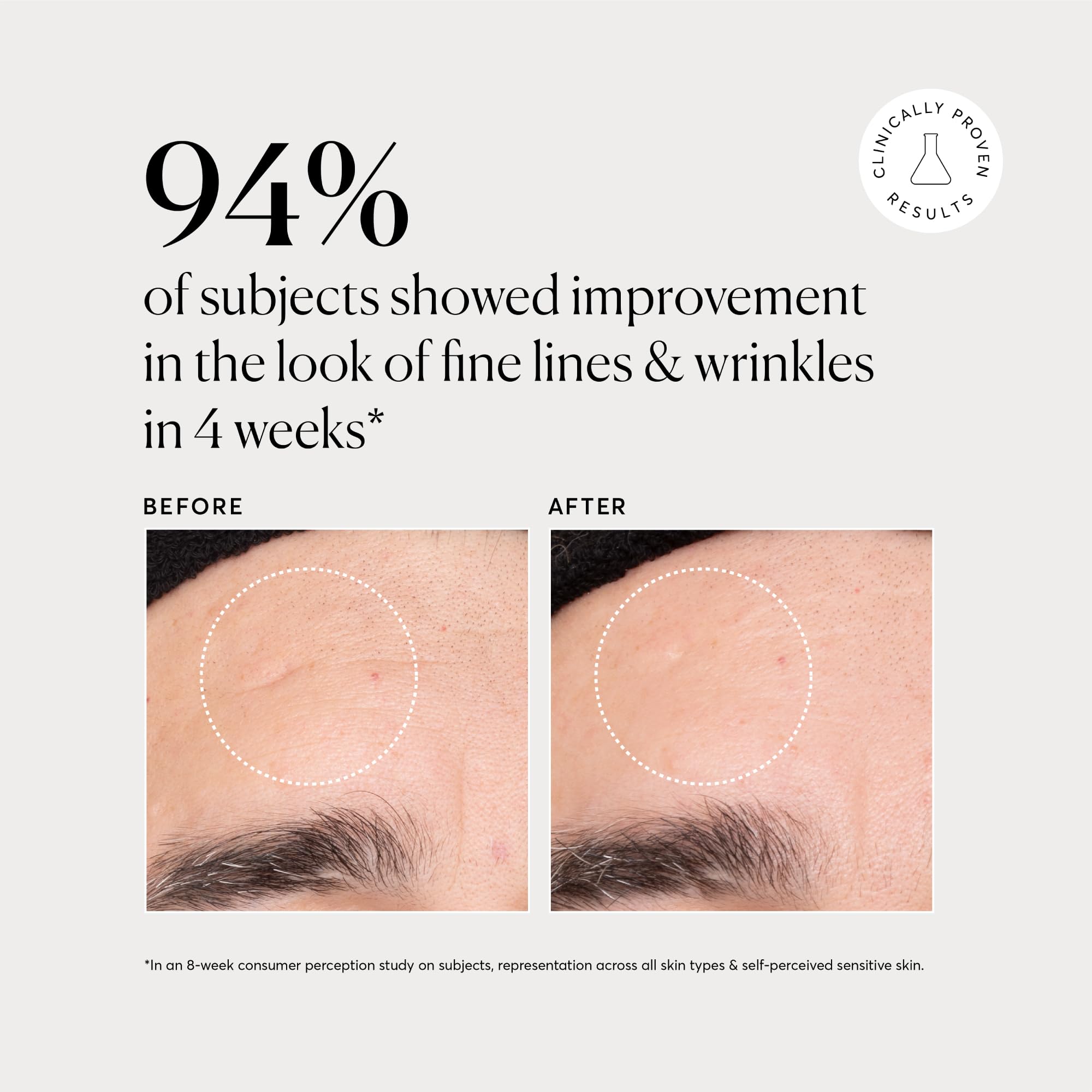 Naturium serum lift look close-up suggesting plump, hydrated skin.