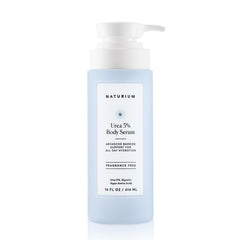 Naturium Urea 5% Body Serum bottle, sleek packaging, highlighting hydration benefits