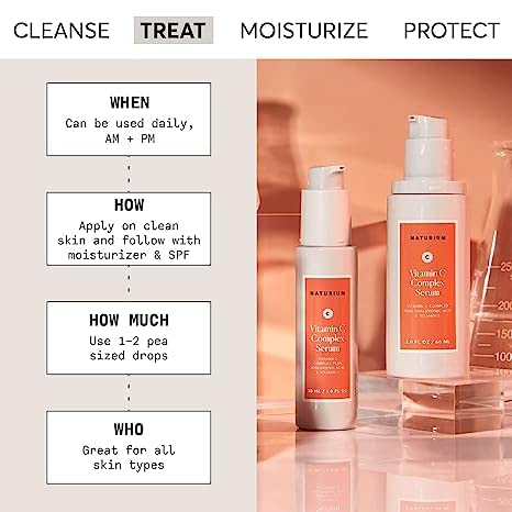 Naturium Vitamin C Complex Serum texture close-up showing light, fast-absorbing formula