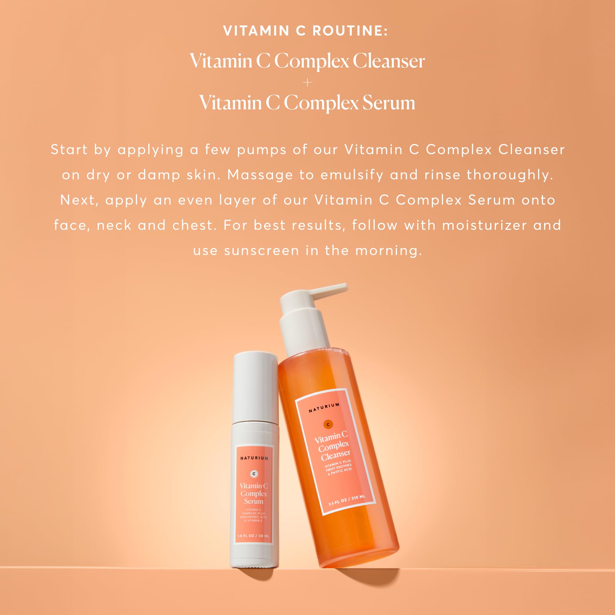 Naturium Vitamina C Complex, disuelve-maquillaje: limpia sin irritación